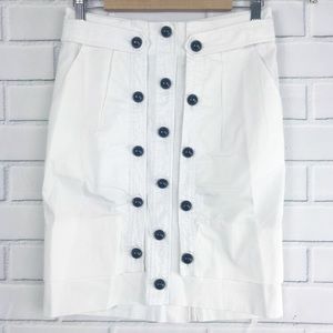 Anthropologie Leifsdottir Button Pencil Skirt 2